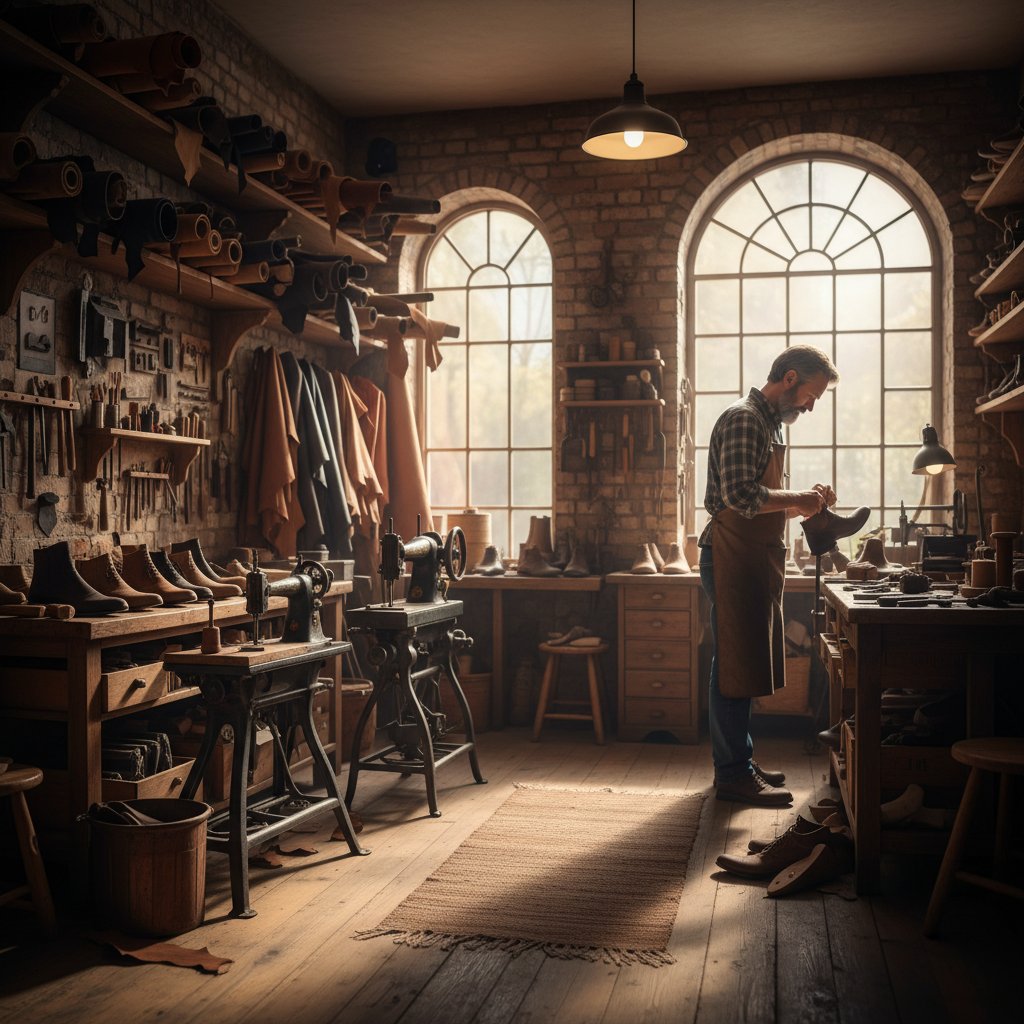 Shoe repair workshop